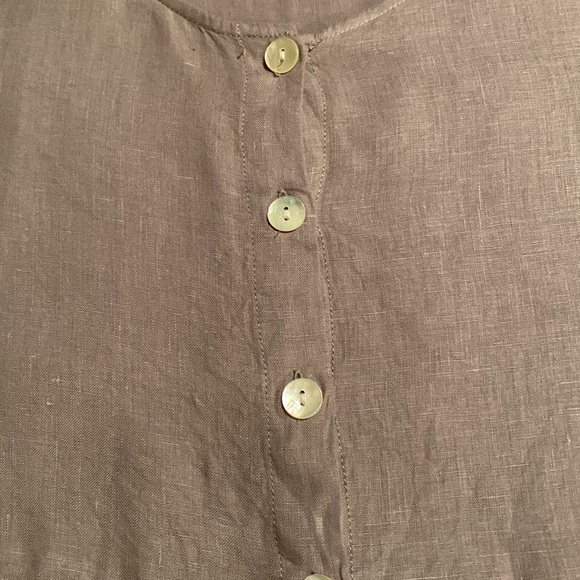 SIGRID OLSEN Linen Button Down Top - Picture 4 of 11